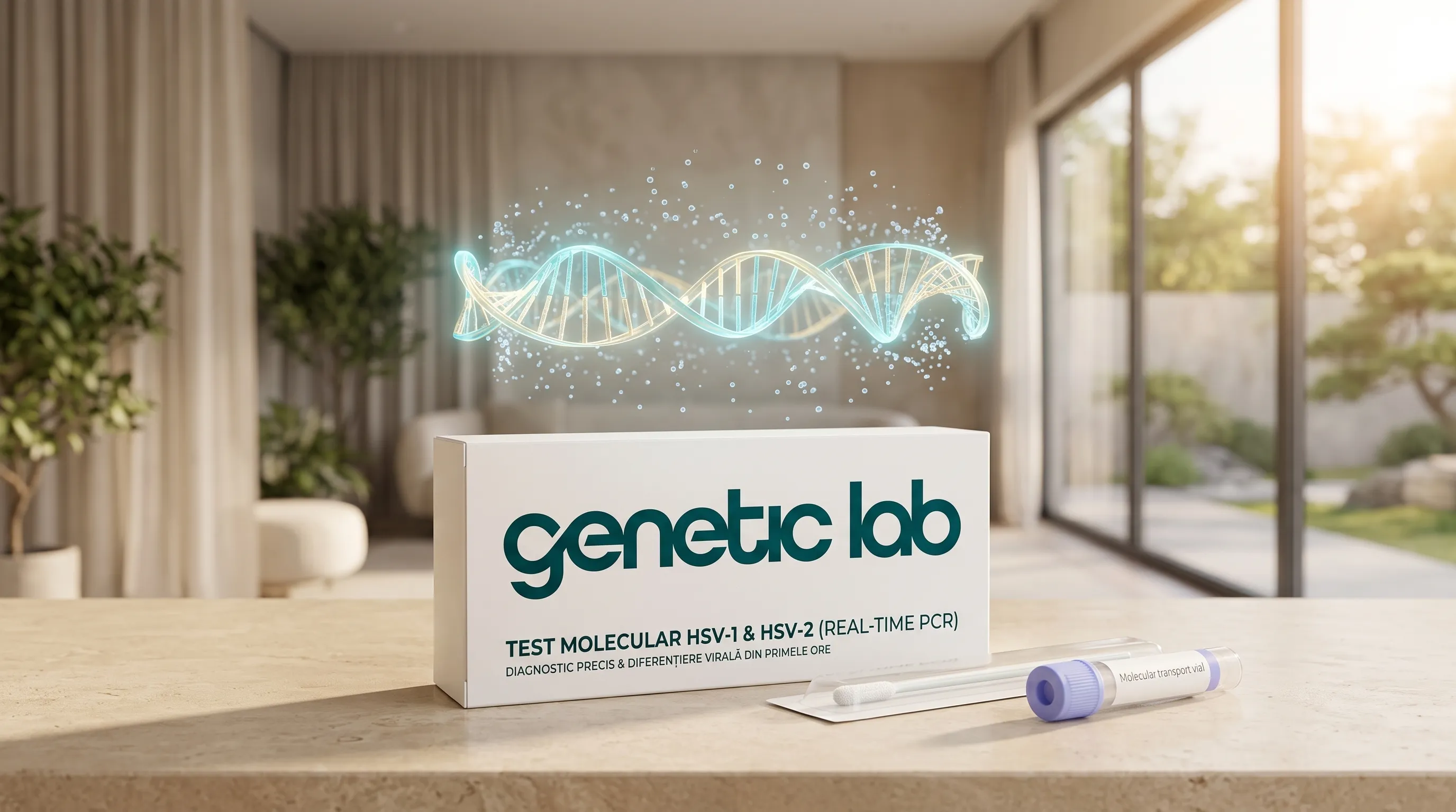 Test Molecular Virus Herpes Simplex Tip 1 / Tip 2 (HSV-1 / HSV-2 Real-Time PCR)