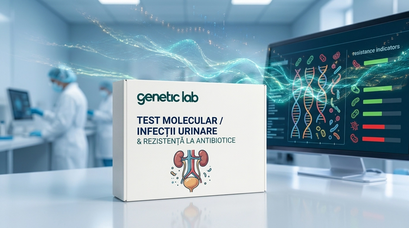 Test Molecular pentru Infecții Urinare cu Test de Rezistență la Antibiotice
