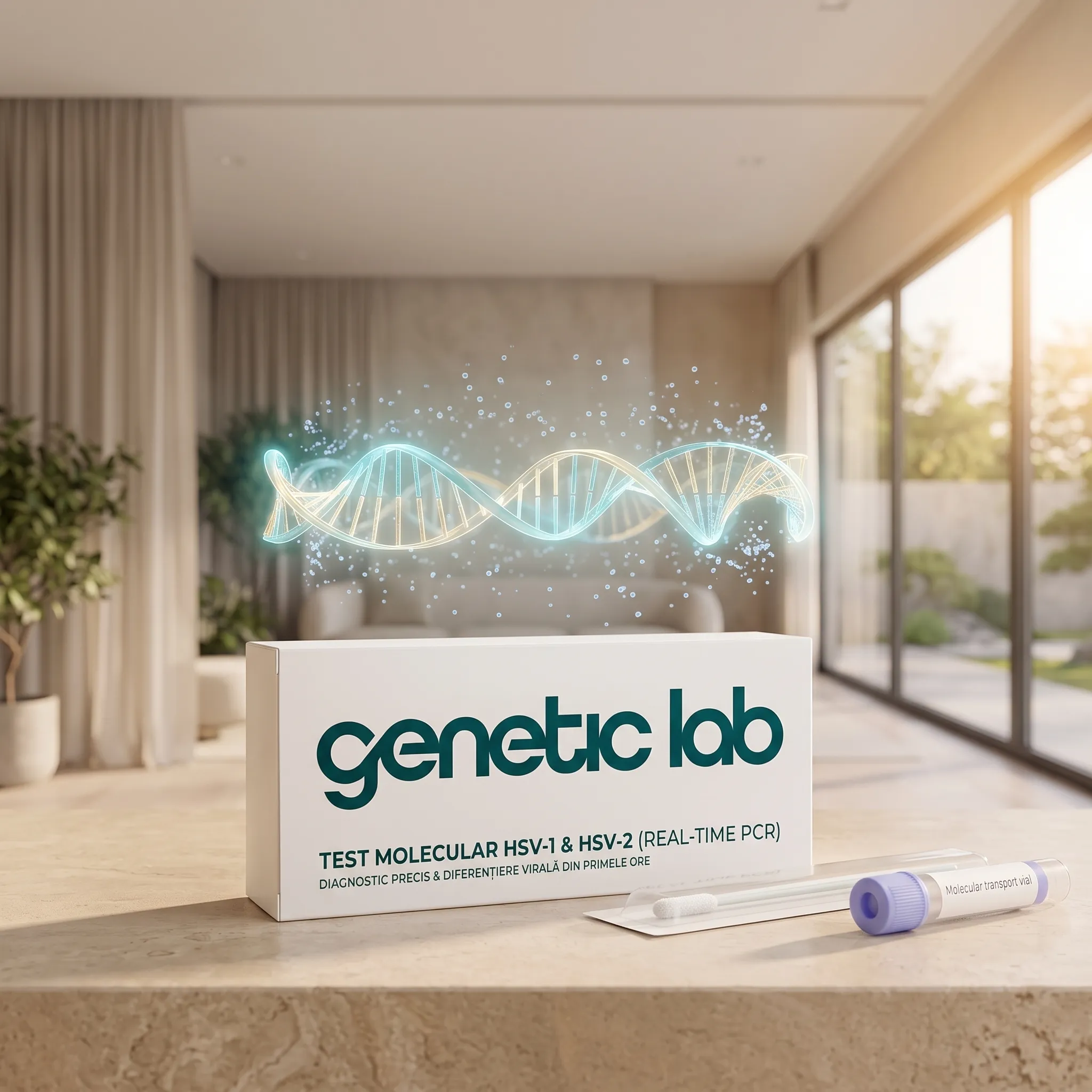 Test Molecular Virus Herpes Simplex Tip 1 / Tip 2 (HSV-1 / HSV-2 Real-Time PCR)
